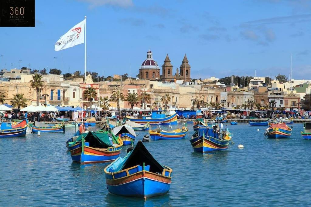 Modern 2Br Apt In The Quaint Village Of Marsaskala & Ac By 360 Estates Exterior foto